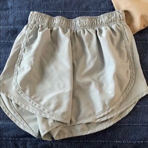 Nike Dri-Fit running shorts.